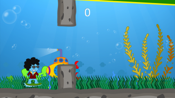 Funky Squid Goes Jumping - android_tablet6