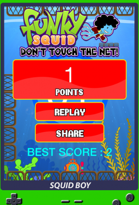 Funky Squid Don’t Touch The Net - android_tablet6