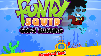 Funky Squid Goes Running - android_tablet6