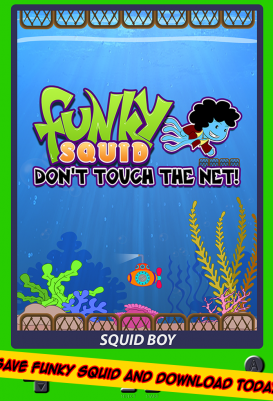 Funky Squid Don’t Touch The Net - android_tablet6