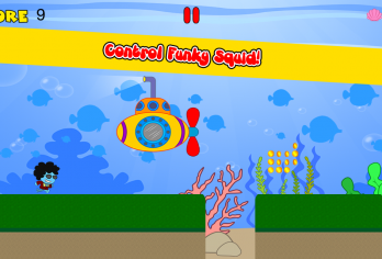 Funky Squid Goes Running - android_phone5