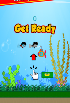 Flappy Funky Squid - android_phone5